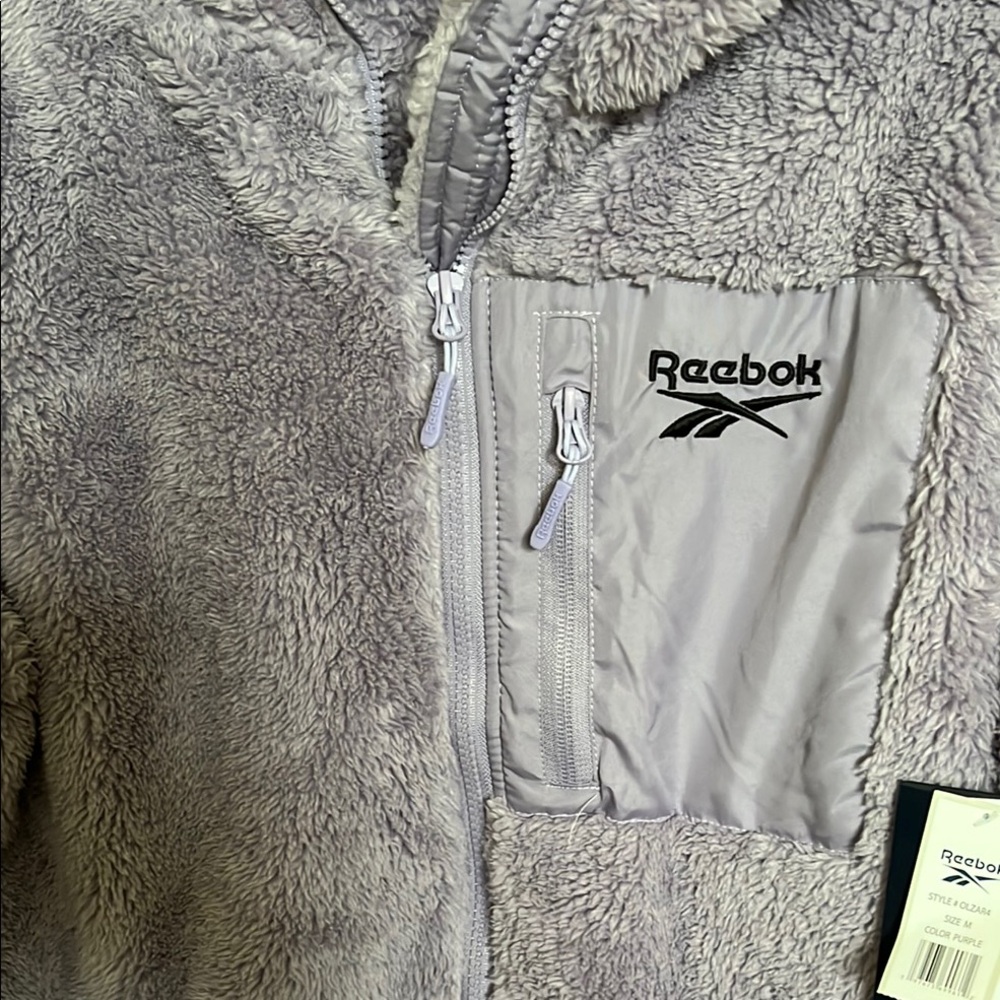 Reebok Lavender Teddy Jacket - Picture 3 of 5
